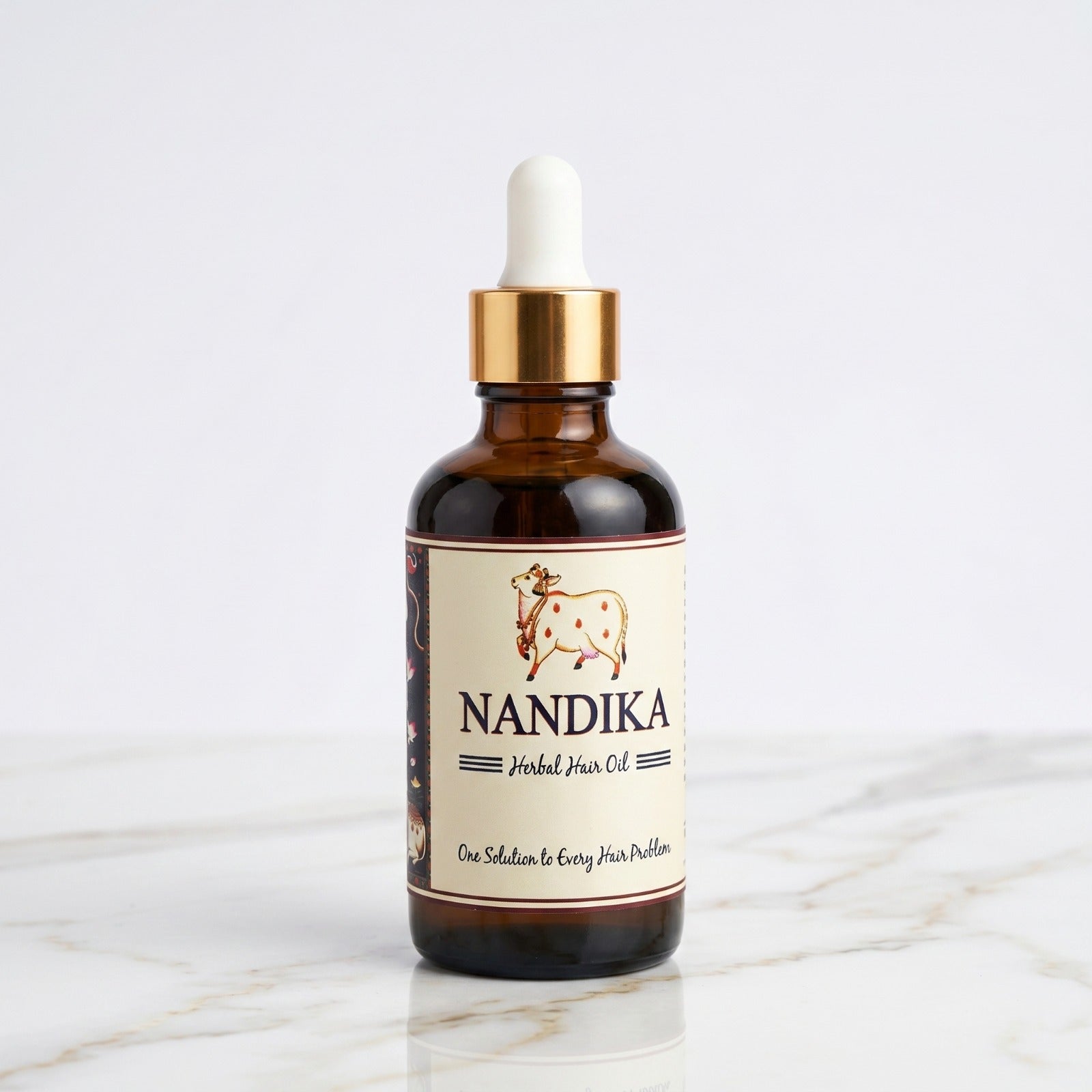 Nandika Herbal Hair Care Combo (Oil + Shampoo) – 100% Chemical-Free