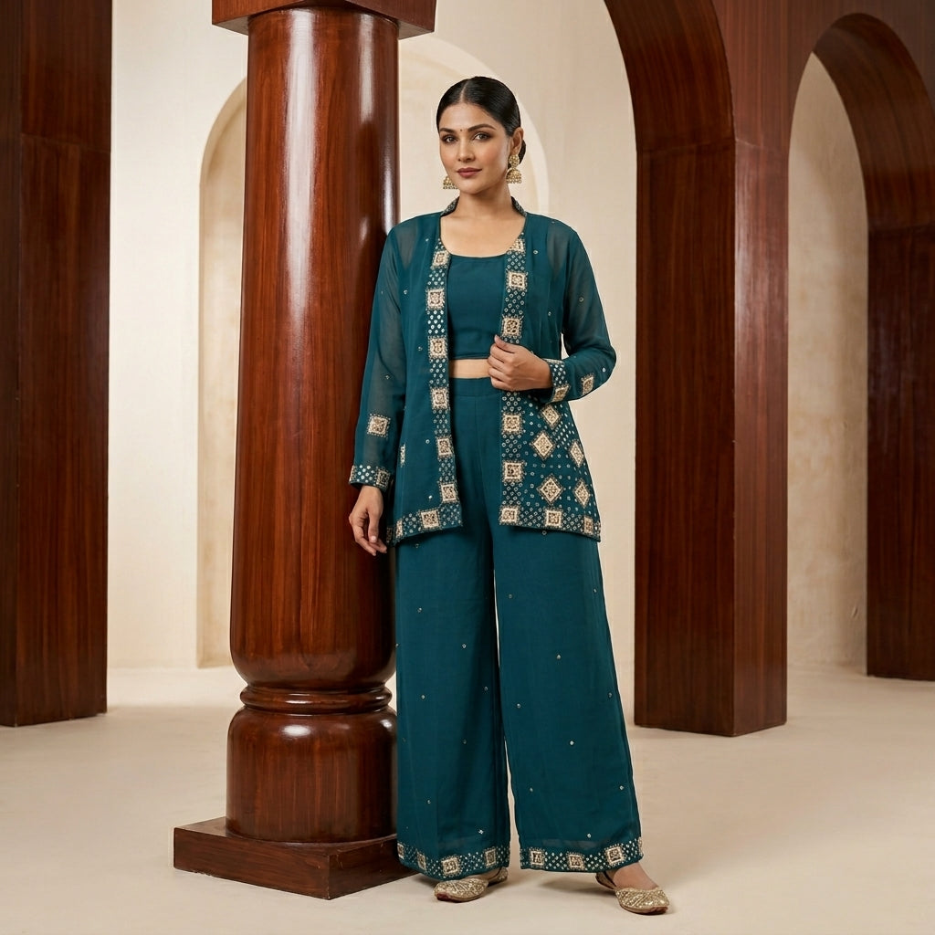 Co-Ord Set with Shrug